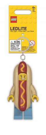 Брелок-фонарик LEGO Hot Dog Man. LGL-KE119