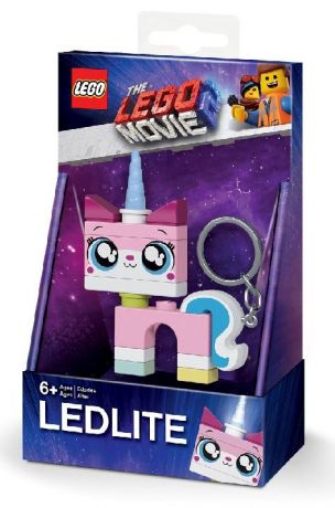 LGL-KE144 Брелок-фонарик для ключей LEGO MOVIE 2 - Unikitty
