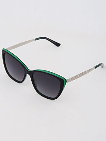 Очки солнцезащитные Medici Солнцезащитные очки, черный, зеленый