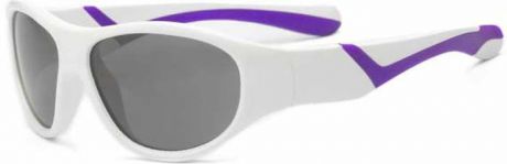 Очки солнцезащитные для малышей Real Kids "Discover", цвет: белый, фиолетовый. 7DISWHPU