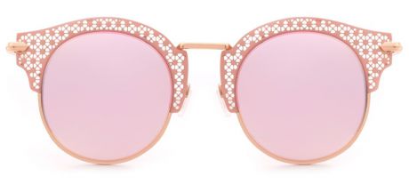 Очки солнцезащитные MONOLOOK Taura Pink Клабмастеры розовый женские, розовый