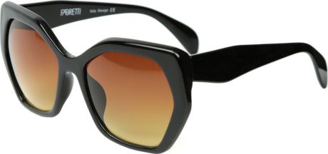 Очки солнцезащитные женские Fabretti, E294348-1G, черный