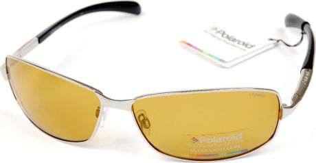 Очки солнцезащитные мужские Polaroid, PLD-21466179D65MU, желтый, серый