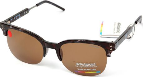 Очки солнцезащитные мужские Polaroid, PLD-233632TQJ54IG, коричневый, синий