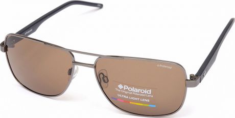 Очки солнцезащитные мужские Polaroid, PLD-233662RW259IG, коричневый
