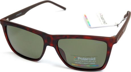 Очки солнцезащитные мужские Polaroid, PLD-20016008655UC, зеленый, коричневый