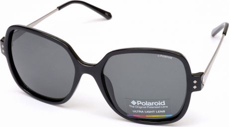Очки солнцезащитные женские Polaroid, PLD-233655CVS55Y2, серый, черный