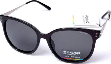 Очки солнцезащитные женские Polaroid, PLD-233657CVS56Y2, серый, черный
