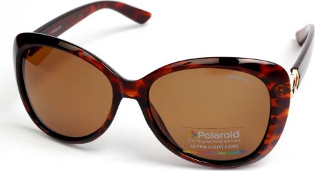 Очки солнцезащитные женские Polaroid, PLD-20016808658SP, коричневый
