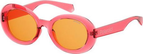 Очки солнцезащитные женские Polaroid, PLD-20132635J52HE, оранжевый, розовый