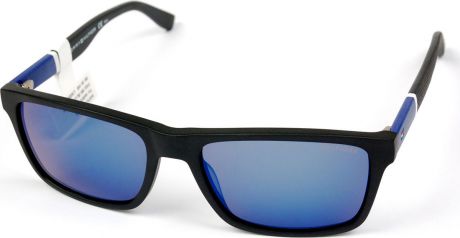 Очки солнцезащитные мужские Tommy Hilfiger, THF-233287FMV56XT, синий, черный