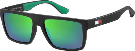 Очки солнцезащитные мужские Tommy Hilfiger, THF-2013083OL56Z9, зеленый, черный