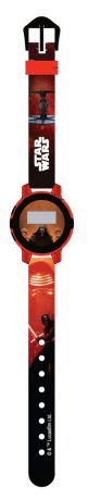 Часы наручные электронные Star Wars, цвет: красный, черный. SS700012