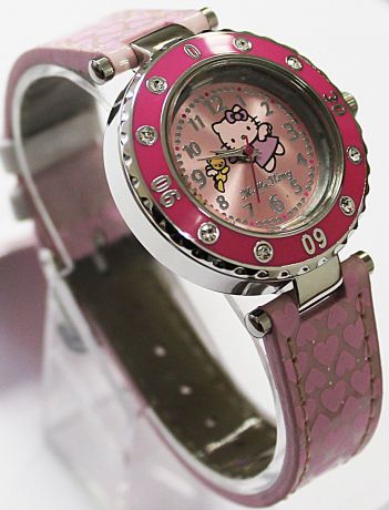 Часы наручные аналоговые Hello Kitty, цвет: розовый. 41211