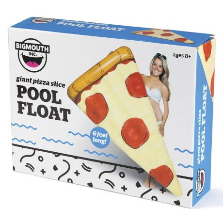 Матрас надувной для плавания BigMouth Pizza Slice