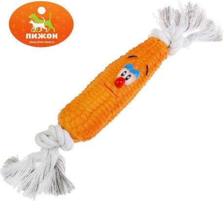 Игрушка для собак Пижон "Кукуруза", 3122054, 14 см