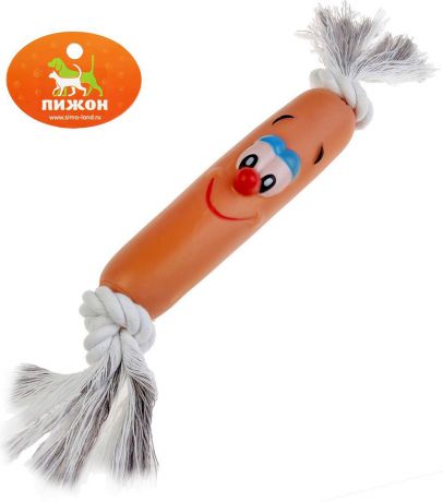 Игрушка для собак Пижон "Сосиска", 3122056, 14 см