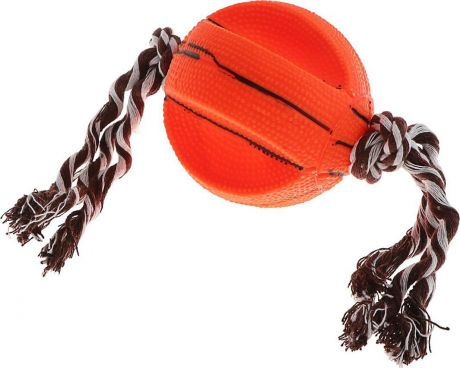 Игрушка для собак Пижон "Баскетбольный мяч", 3281346, 9 см