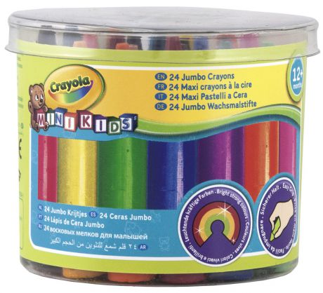 Восковые мелки Crayola "Для самых маленьких", 24 цвета