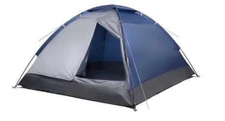 Палатка четырехместная Trek Planet "Lite Dome 4", цвет: синий, серый