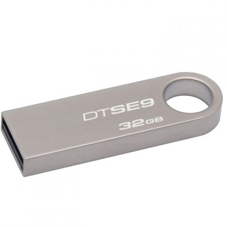 Флеш Диск Kingston 32Gb DataTraveler DTSE9H/32GB KC-U4632-6E USB2.0 серебристый