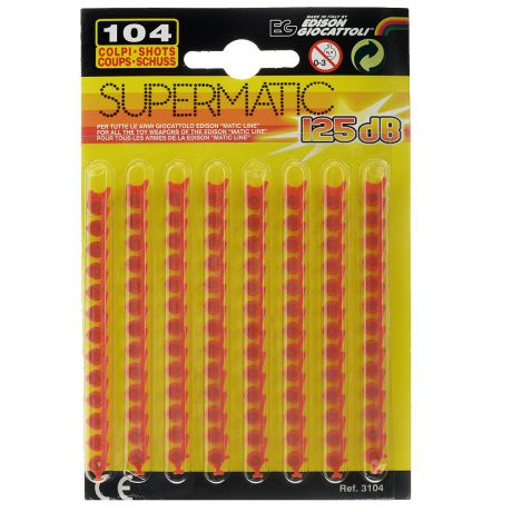 Пистоны "Supermatic", 13-зарядные, 104 шт