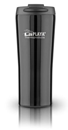 Кружка-термос LaPlaya "Vacuum Travel Mug", цвет: черный, 0,4 л