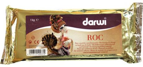 Масса для лепки Darwi "Roc", цвет: белый, 1 кг