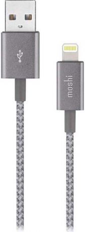 Кабель Moshi Integra Lightning на USB-A, 1.2 м, серый