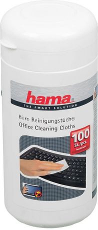 Салфетки чистящие универсальные Hama H-42210, 100 шт