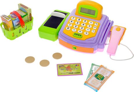 Игровой набор "Крутой магазинчик", со сканером, корзиной и аксессуарами, 2337195