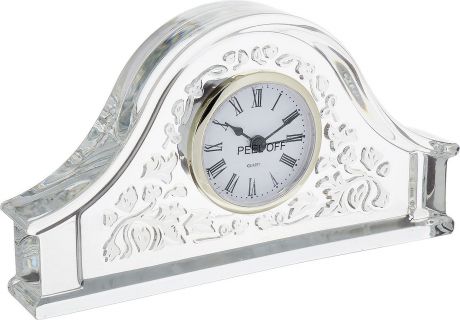 Настольные часы Crystal Bohemia, БПХ453, 12,5 х 21,5 х 7,5 см