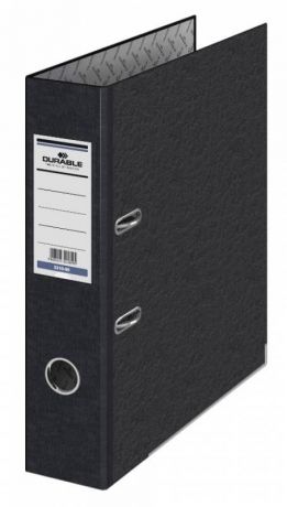 Папка-регистратор Durable, формат A4, цвет: черный мрамор