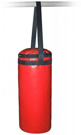 Боксерский мешок Indigo, на стропе, SM-231, красный, 6 кг