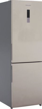 Холодильник Shivaki BMR-1852DNFBE, двухкамерный, бежевый