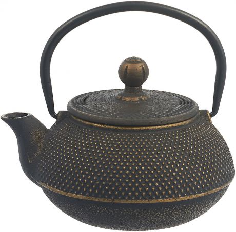 Чайник заварочный Gutenberg Золотистая черепаха, 007826, черный, 600 мл