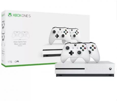 Игровая приставка Microsoft Xbox One S 1 ТБ, 234-00013-2g, White