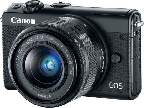 Беззеркальный фотоаппарат Canon EOS M100 kit 15-45 IS STM черный