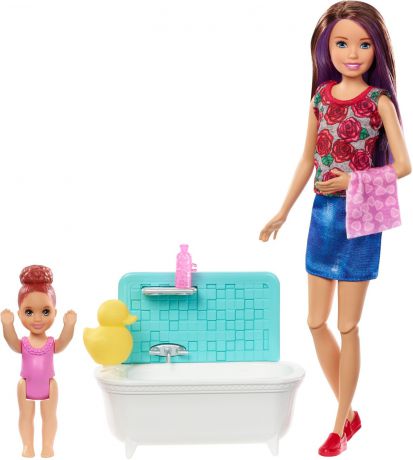 Barbie Игровой набор с куклой Няня