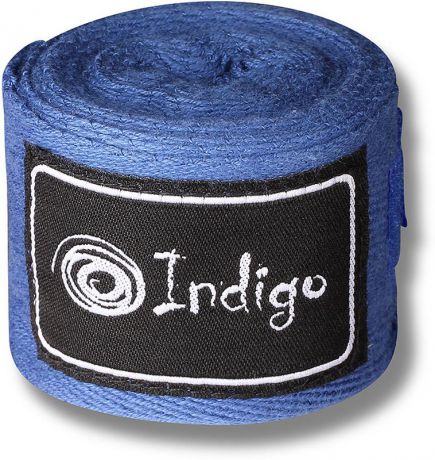 Боксерский бинт Indigo, 1115, синий, 2,5 м