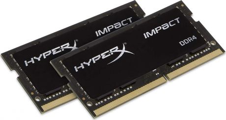 Модуль оперативной памяти HyperX Impact DDR4 SODIMM, HX429S17IB2K2/16, черный