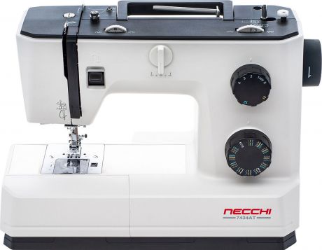 Швейная машина Necchi 7434АТ, серый, черный