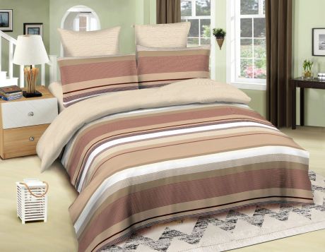 Комплект постельного белья Amore Mio Nairobi, семейный, наволочки 50x70, 70x70
