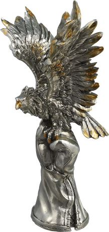 Фигурка декоративная Lefard Орел, 50-832, темно-серый, 22 х 17 х 39 см