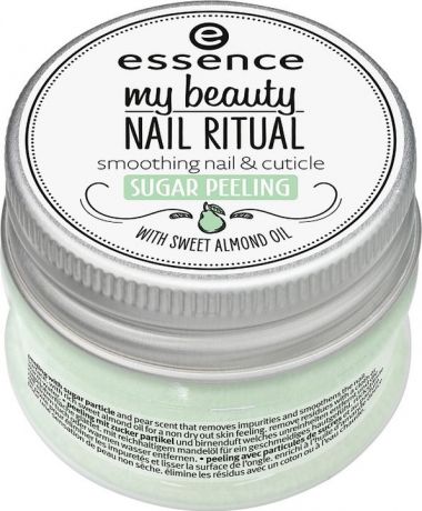 Скраб для рук Essence My beauty nail ritual smoothing nail & cuticle, сахарный, 33 г