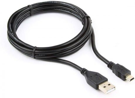 Кабель Cablexpert USB 2.0 Pro Cablexpert AM/miniBM 5P, 1,8 м, CCP-USB2-AM5P-6, черный