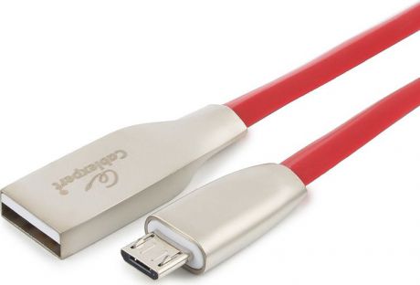 Кабель Cablexpert Gold, USB 2.0, AM/microB, 1,8 м, красный