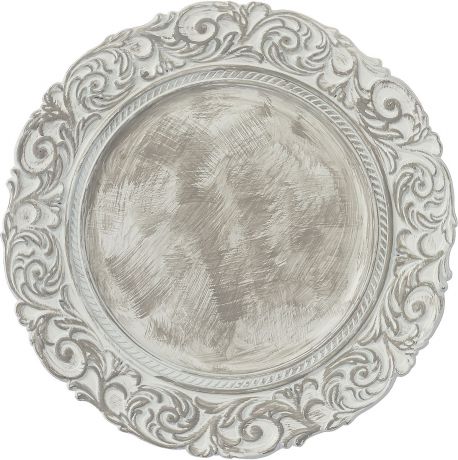 Декоративная тарелка Lefard, 505-073, белый, 36 х 36 х 2,5 см