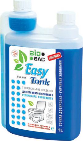 Средство для септиков и биотуалетов BioBac Easy Tank, 1 л