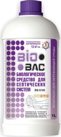 Средство для септиков BioBac биологическое, 1 л